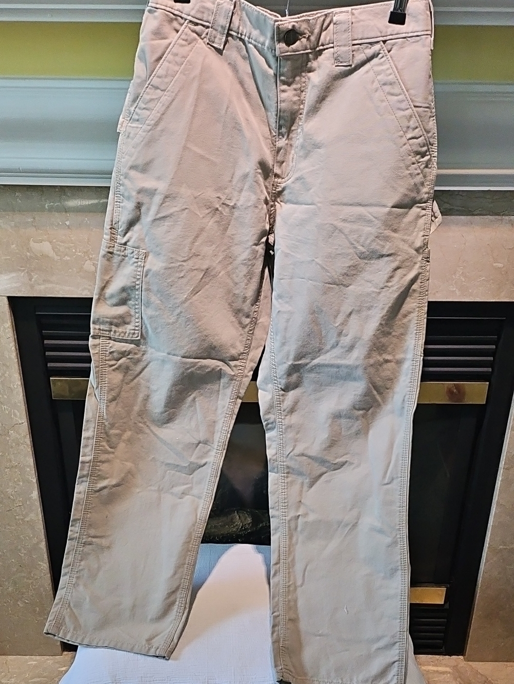 NWT Carhartt Loose Fit Utility Work Pants Beige Size 30×30